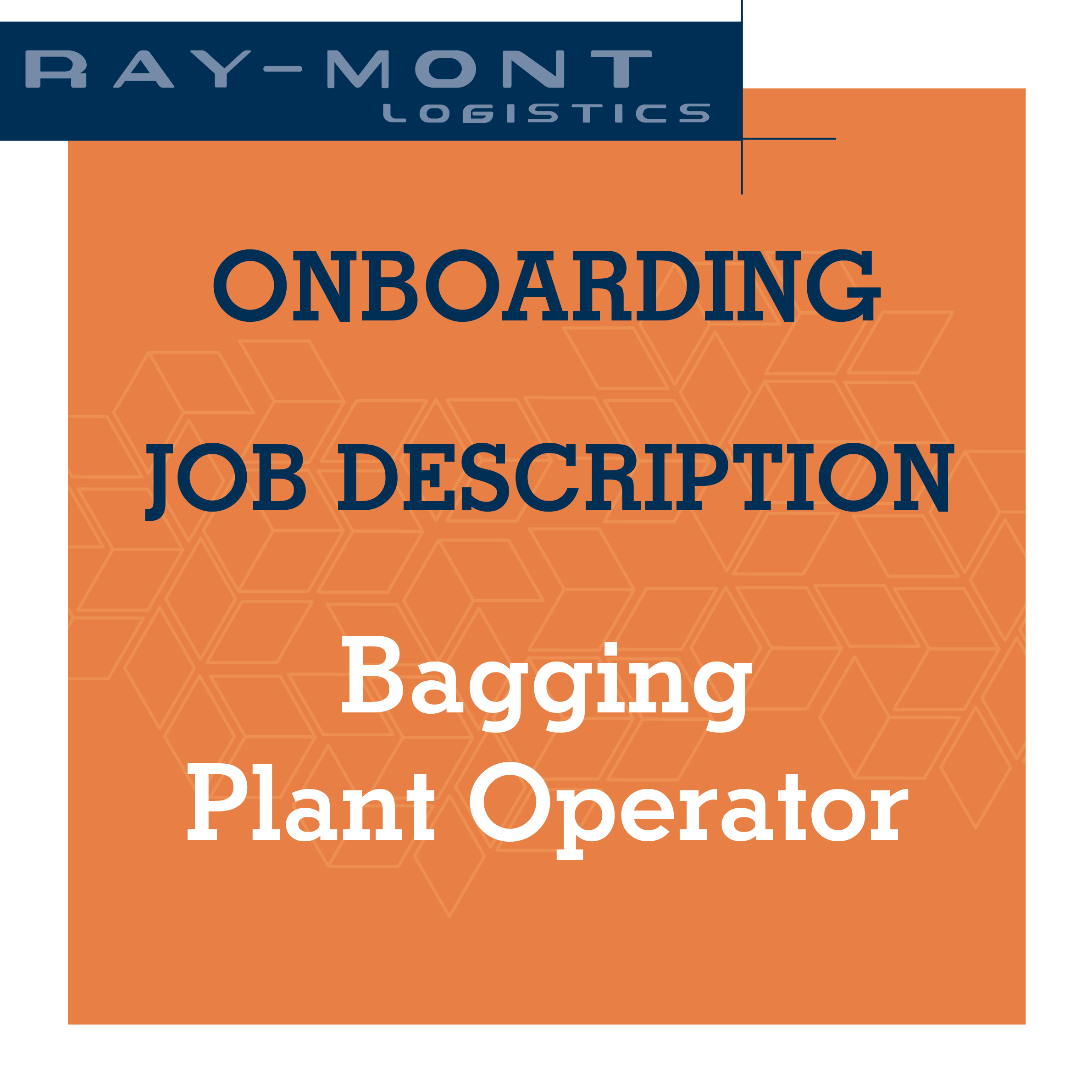 Job Description - Bagging Plant Operator