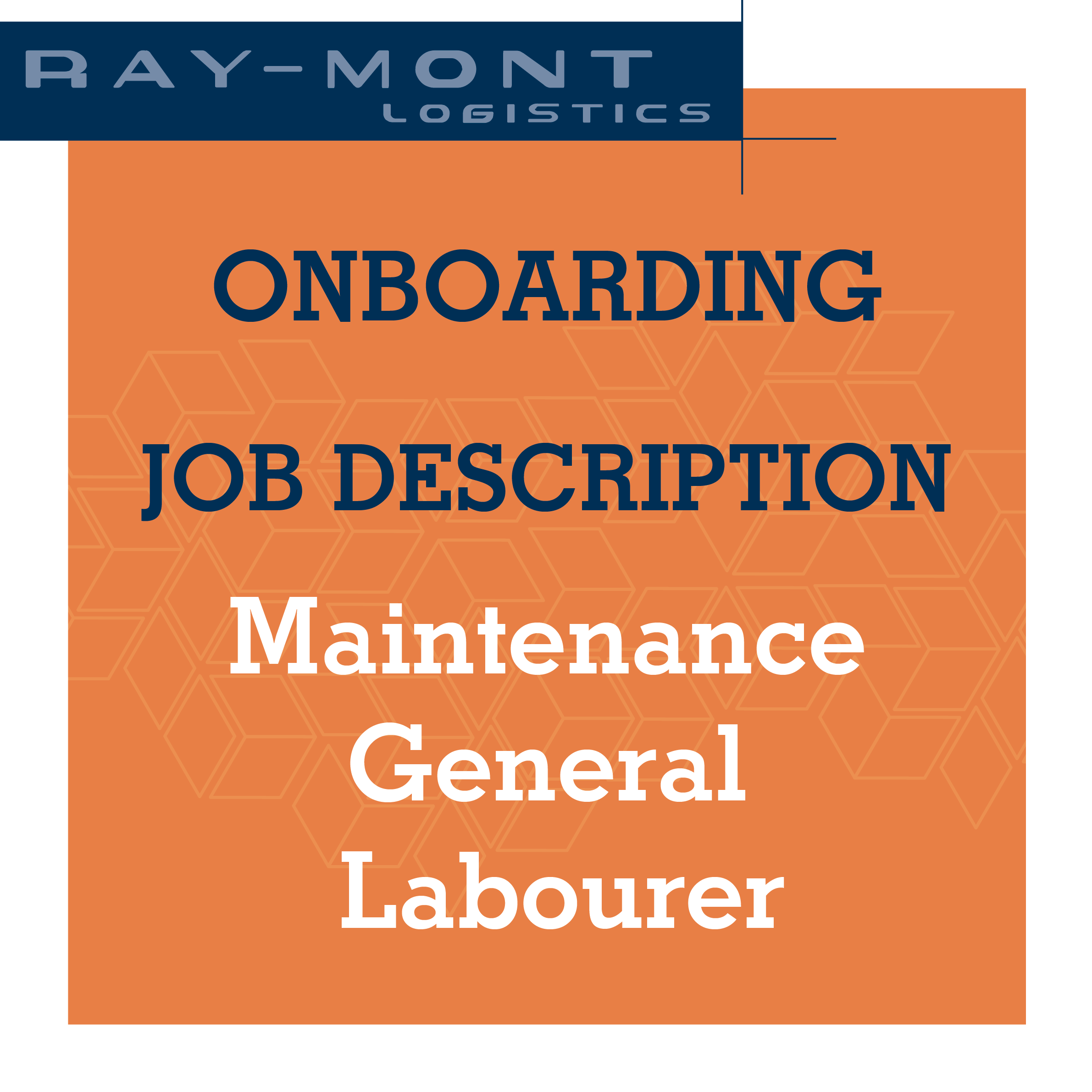 Job Description - Maintenance General Labourer 